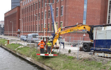 Bepaling ligging groutanker locaties