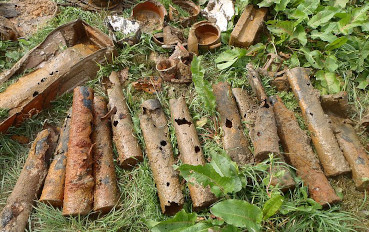 Gecombineerd explosieven en archeologisch onderzoek