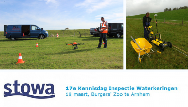 T&A op STOWA Kennisdag Inspectie Waterkeringen: Dijkonderzoek met drones en vanaf het maaiveld